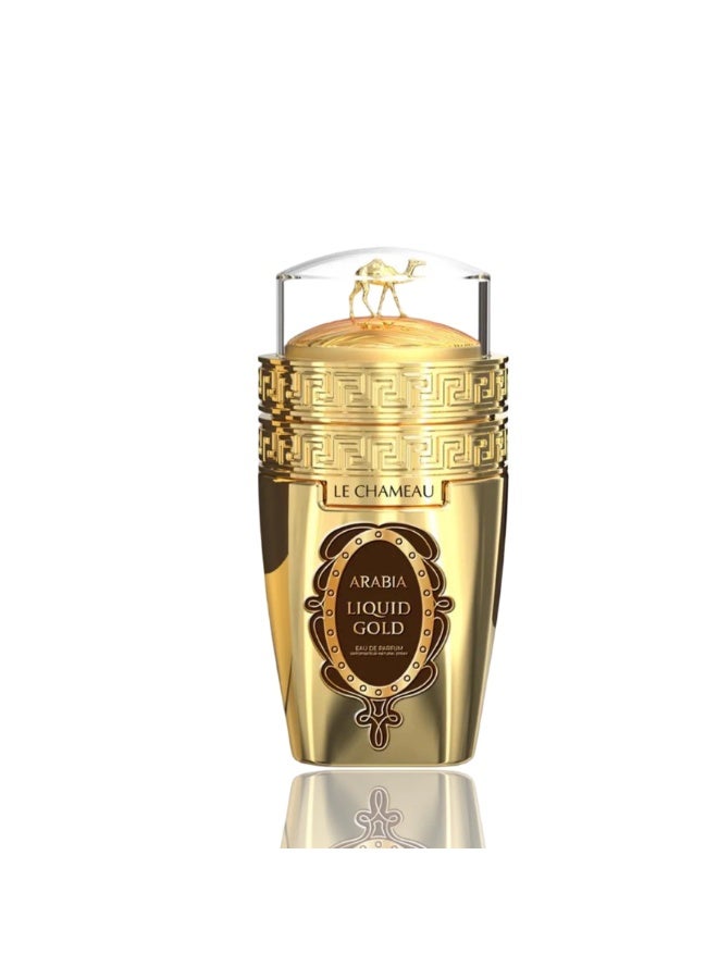 لو شامو عطر أرابيا ليكويد جولد للجنسين، ماء عطر 100 مل - Image 2